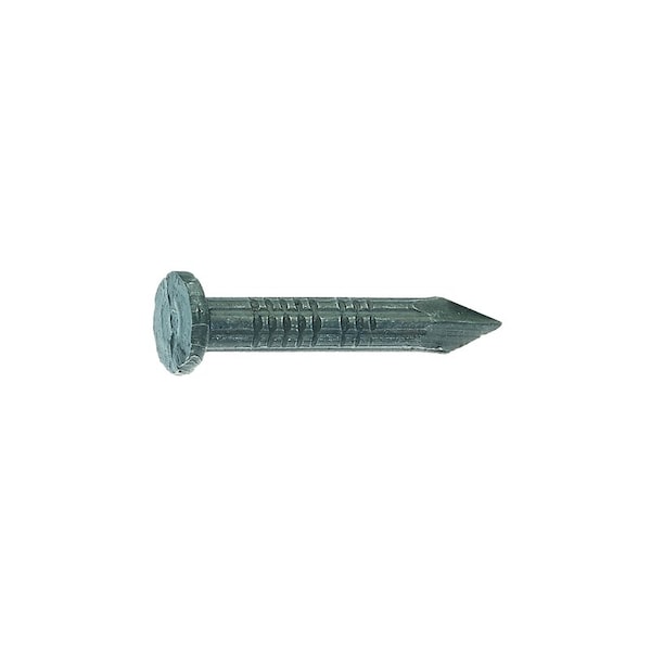 Common Nail, 1 in L, 2D, Steel, Bright Finish, 9 ga